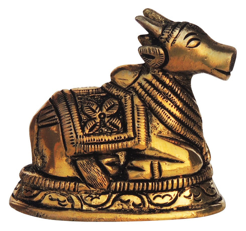 Brass Nandi Medium Statue 0.25kg