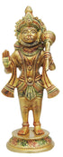 Brass Hanuman Ji Standing Round Base Statue 1.15kg