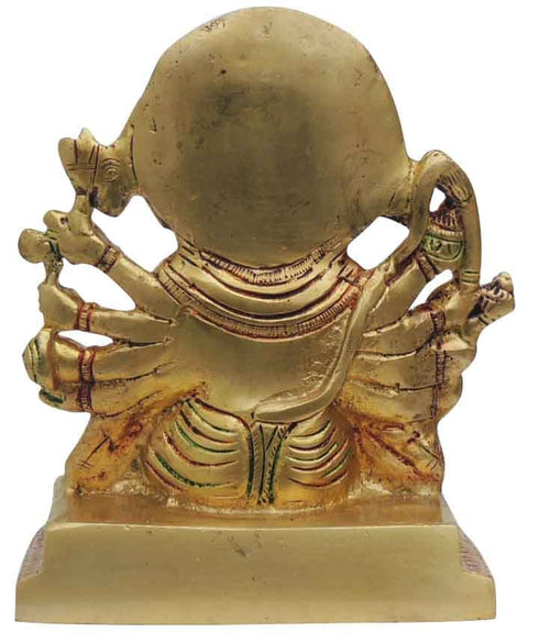 Brass Panchmukhi Hanuman Ji Statue 1.43kg
