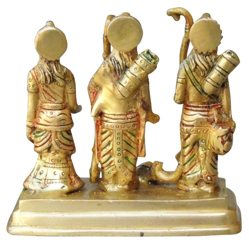 Brass Ram Darbar God Idol Statue 1.24kg