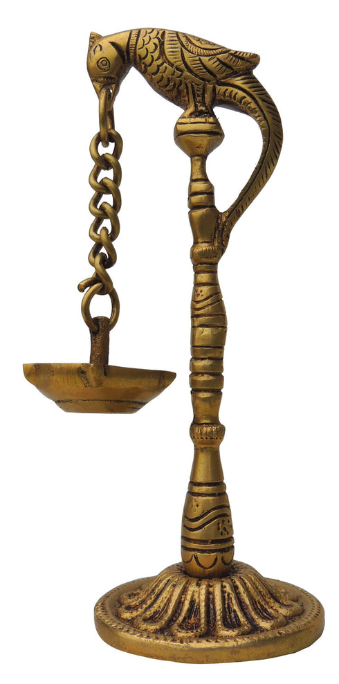 Brass Table Decor Oil Lamp, Deepak 0.5kg