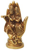 Brass Radha Krishna Statue On Hand 0.5kg