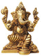 Brass Ganesh Ji Statue 0.68kg
