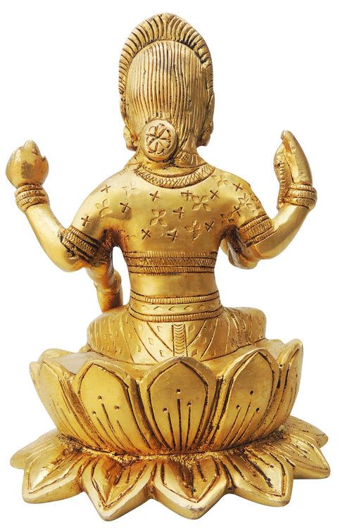 Brass Laxmi Ji Statue 1.6kg