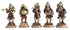 Brass Musical Ganesh Set Of 5 Pcs Statue 1.96kg