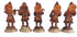 Brass Musical Ganesh Set Of 5 Pcs Statue 1.96kg