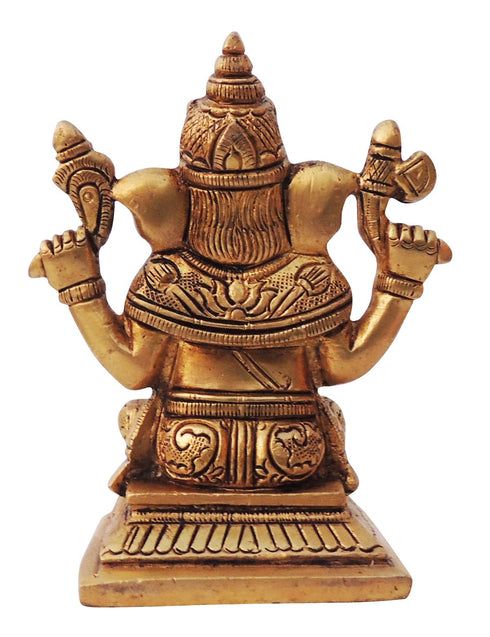 Brass Ganesh Ji God Idol Statue 0.66kg
