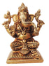 Brass Ganesh Ji God Idol Statue 0.66kg
