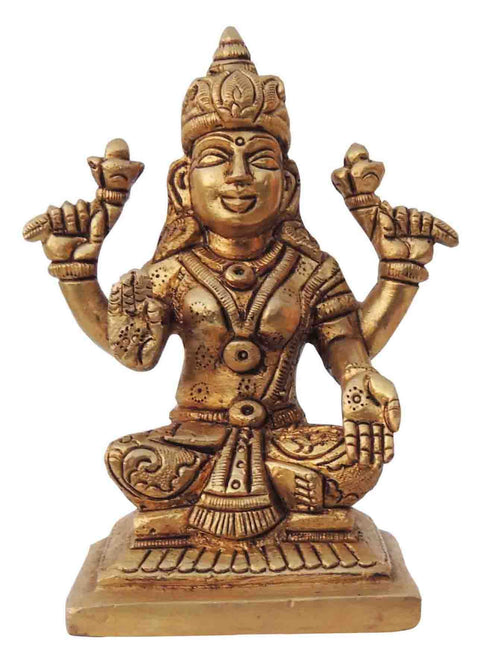 Brass Laxmi Ji Statue 0.54kg