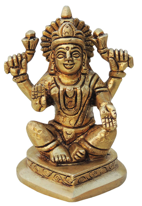 Goddess Brass Laxmi idol 0.6kg