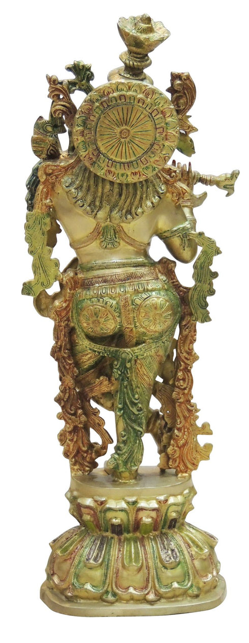 Brass Krishna Statue 26.2kg