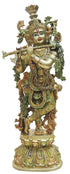 Brass Krishna Statue 26.2kg