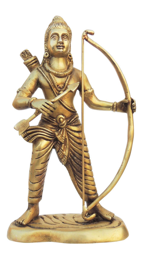 Brass Ram Ji Statue 2.14kg
