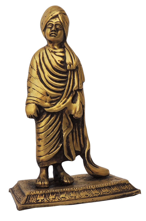 Brass Vivekanand Ji Idol Statue 1.32kg