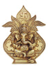Brass Wall Hanging Ganesh Statue 1.74kg