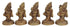 Brass Musical Ganesh 5 pcs set God Idol 0.3kg