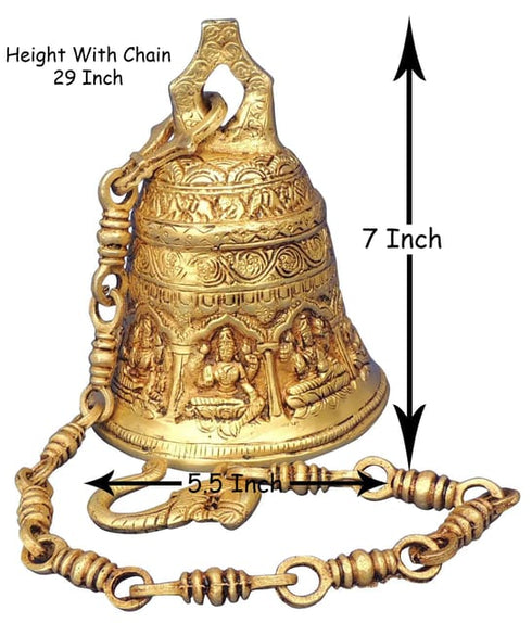 Brass Bell With Chain God Idol 3.16kg