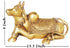 Brass Showpiece Nandi God Idol 7.6kg