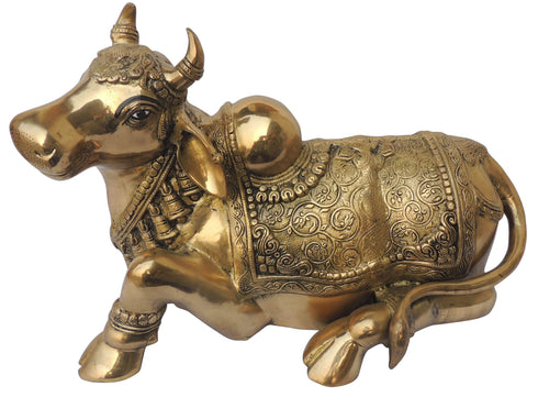 Brass Nandi Statue 18kg
