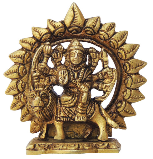 Brass Durga Ji Statue 0.2Kg