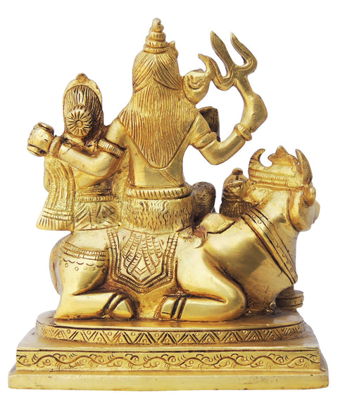 Brass Shiv Parivar God Idol Statue | Shiv Family idol 2Kg
