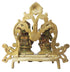 Brass Laxmi Ganesh Base God Idol Statue 2.64Kg