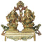 Brass Laxmi Ganesh Base God Idol Statue 2.64Kg