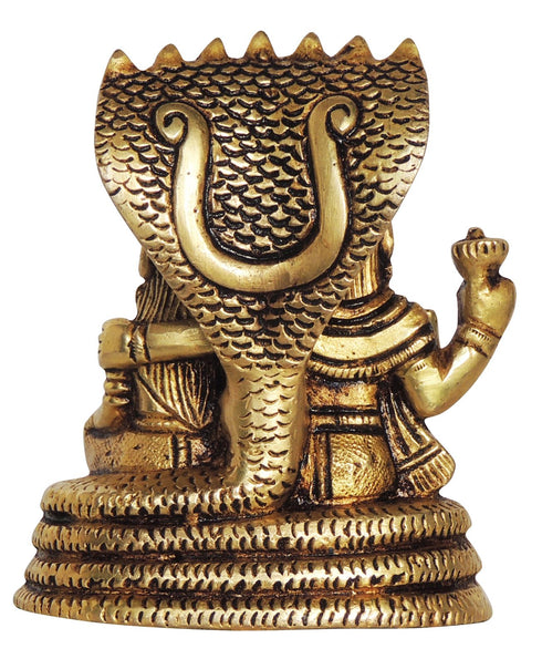 Brass Laxmi Vishnu God Idol Statue 0.5Kg