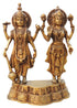 Brass Vishnu Laxmi Idol Statue 5.23Kg
