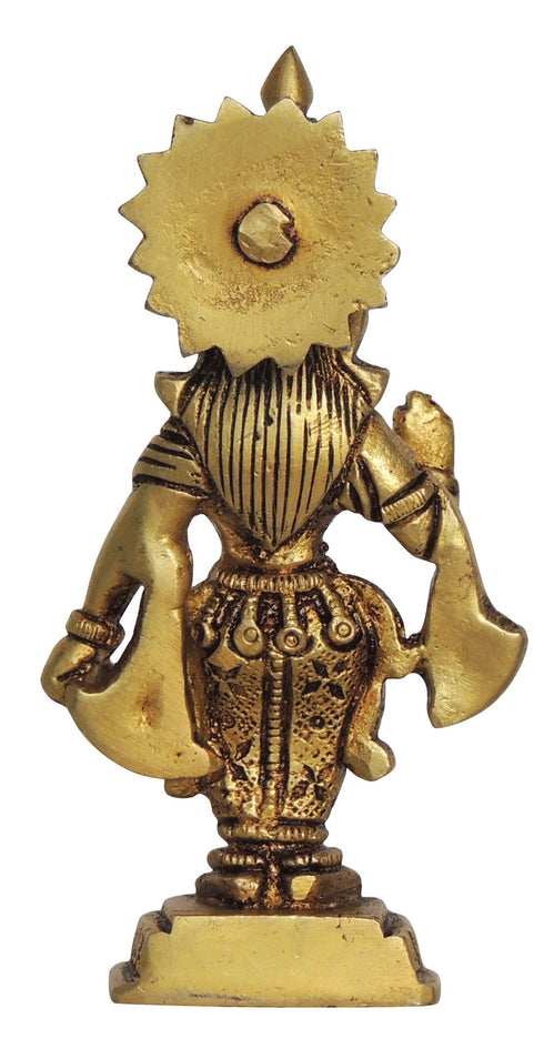 Brass Radha Ji Statue Idol 0.32Kg