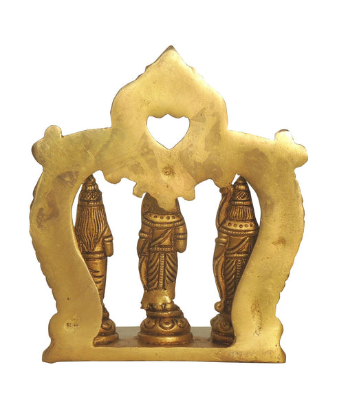 Brass Ram Darbar God Idol Statue 0.66Kg