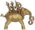 Brass Elephant Ganesh Idol Statue 3.14Kg