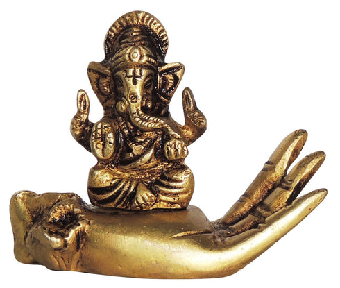Brass Ganesh Ji God Idol Statue 0.18Kg