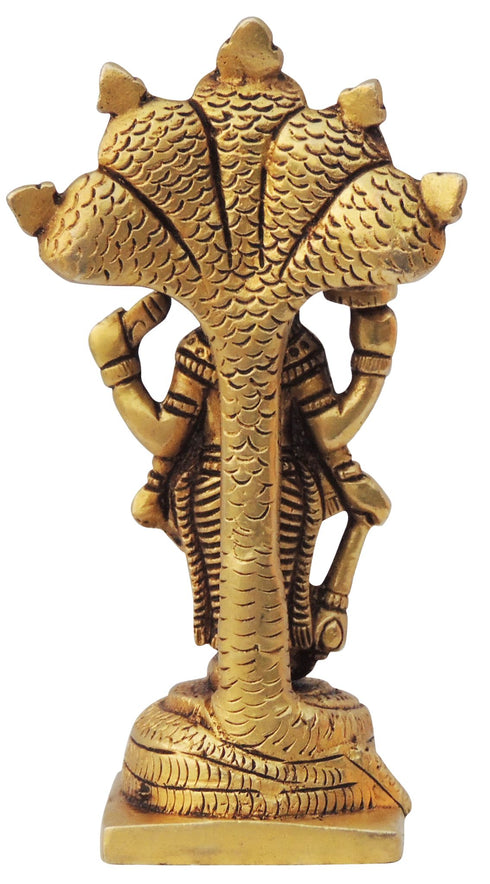 Brass Vishnu Ji God Idol Statue 0.4Kg