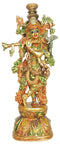 Brass Krishna Ji God Idol Statue 3.38 Kg