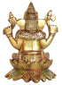 Brass Ganesh Ji God Idol Statue 1.22 Kg