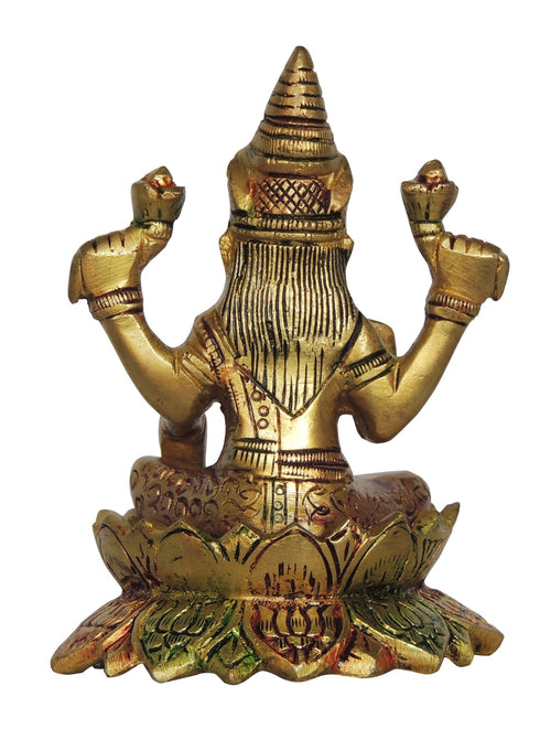 Goddess Brass Laxmi idol 0.9 Kg