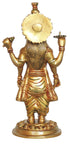 Brass Vishnu Ji God Idol Statue 1.68 Kg