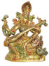 Brass Saraswati Color Idol Statue 4.84 Kg
