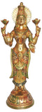 Brass Laxmi Ji Goddess Idol Statue 18.1 Kg