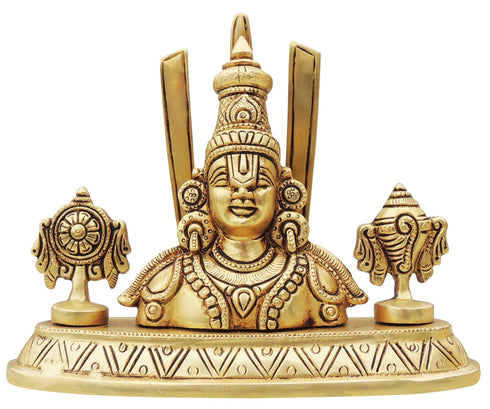 Brass Showpiece Tirupati Bala Ji Statue 1.4Kg
