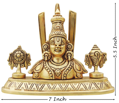 Brass Showpiece Tirupati Bala Ji Statue 1.4Kg