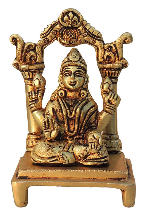 Brass Laxmi Ji Goddess Idol Statue 0.52Kg