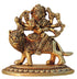 Brass Goddess Durga Idol 0.68Kg