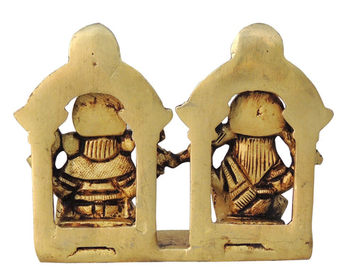 Brass Ganesh Laxmi Ji God Idol Statue 0.42Kg