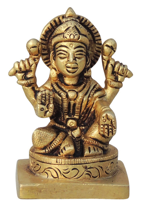Goddess Brass Laxmi idol 0.26Kg