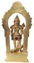 Brass Murugan God Idol Statue 2.94Kg