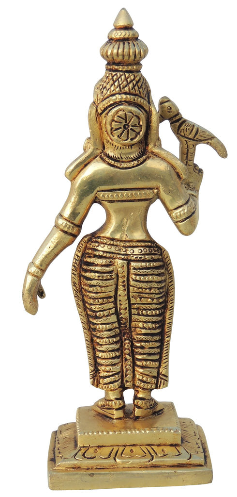 Brass Meenakshi Devi Idol Statue 0.88Kg