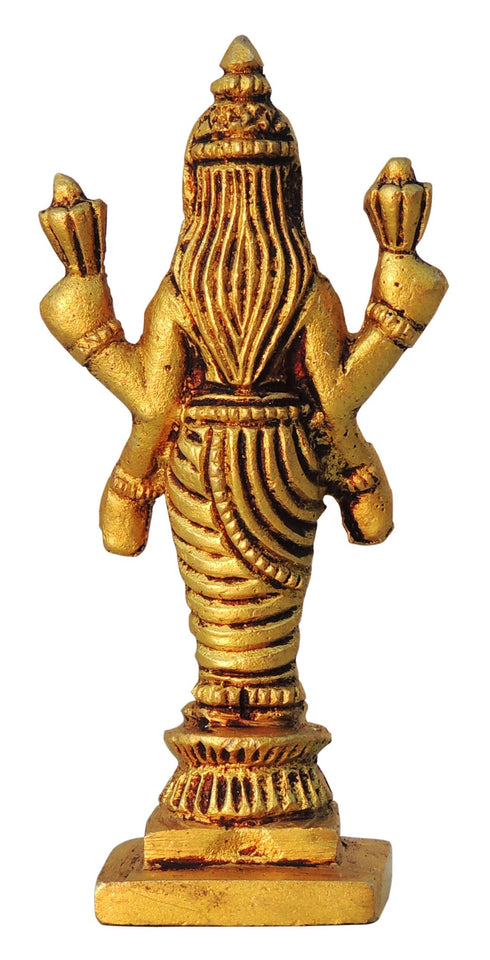 Brass Laxmi Ji Goddess Idol Statue 0.07Kg