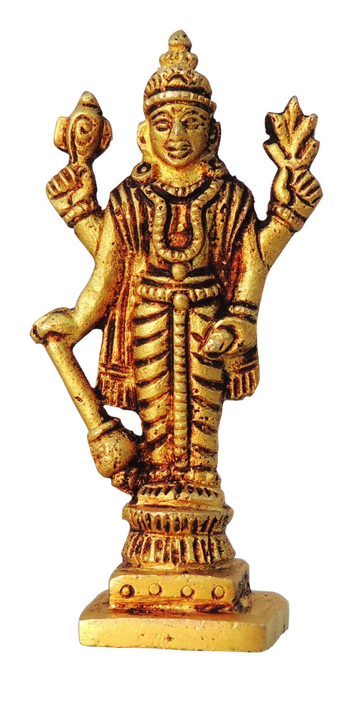 Brass Vishnu Ji Idol Statue 0.07Kg